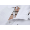 BURBERRY 彩色戰馬騎士刺繡短袖 Polo 衫 (白)_3