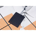 LOUIS VUITTON 菱格拼接印花短袖 Polo 衫 (白)_5