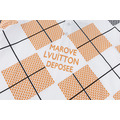 LOUIS VUITTON 菱格拼接印花短袖 Polo 衫 (白)_2