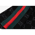 GUCCI 滿版 GG Logo 印花短袖 Polo 衫 (黑)_4