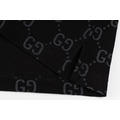 GUCCI 滿版 GG Logo 印花短袖 Polo 衫 (黑)_5