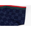 GUCCI 滿版 GG Logo 印花短袖 Polo 衫 (藍)_4