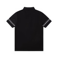 LOUIS VUITTON 袖口 Logo 短袖 Polo 衫 (黑)_1