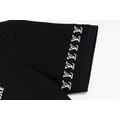 LOUIS VUITTON 袖口 Logo 短袖 Polo 衫 (黑)_3