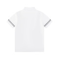 LOUIS VUITTON 袖口 Logo 短袖 Polo 衫 (白)_1