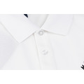 LOUIS VUITTON 袖口 Logo 短袖 Polo 衫 (白)_5