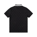 GUCCI 條紋領短袖 Polo 衫 (黑)_1