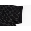 GUCCI 條紋領短袖 Polo 衫 (黑)_5