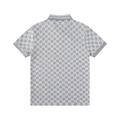 GUCCI 條紋領短袖 Polo 衫 (灰)_1