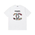 CHANEL 卡通雙C短袖 (白)