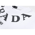 PRADA 弧形 Logo 短袖 (白)_2