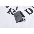 PRADA 弧形 Logo 短袖 (白)_3