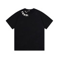 FENDI ROMA 字母短袖 (黑)