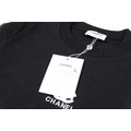CHANEL 小雙 C Logo 短袖 (黑)_4