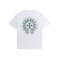CHROME HEARTS 馬蹄形十字徽章短袖 (白)