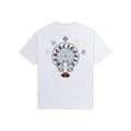 CHROME HEARTS 彩色馬蹄形十字徽章短袖 (白)
