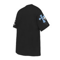 CHROME HEARTS 牛仔繡梵文短袖 (黑)_1