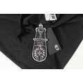 CHROME HEARTS 牛仔繡梵文短袖 (黑)_7