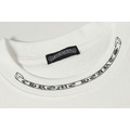 CHROME HEARTS 牛仔繡梵文短袖 (白)_2