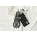 CHROME HEARTS 牛仔繡梵文短袖 (白)_6