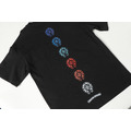 CHROME HEARTS 彩色馬蹄形徽章排列短袖 (黑)_7