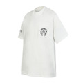 CHROME HEARTS 彩色馬蹄形徽章排列短袖 (白)_1