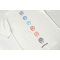 CHROME HEARTS 彩色馬蹄形徽章排列短袖 (白)_5