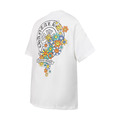CHROME HEARTS 笑臉花朵十字架短袖 (白)