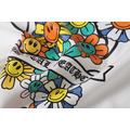 CHROME HEARTS 笑臉花朵十字架短袖 (白)_3