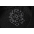 CHROME HEARTS 紅色十字架圓環字母短袖 (黑)_4