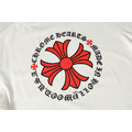 CHROME HEARTS 紅色十字架圓環字母短袖 (白)_3