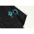 CHROME HEARTS 藍色三重十字架短袖 (黑)_4