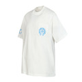 CHROME HEARTS 藍色三重十字架短袖 (白)_1