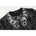 CHROME HEARTS 滿版十字花刺繡短袖 (黑)_2