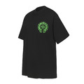 CHROME HEARTS 螢光綠馬蹄形十字徽章短袖 (黑)_1