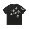 LOUIS VUITTON Monogram 散點短袖 (黑)