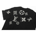 LOUIS VUITTON Monogram 散點短袖 (黑)_4