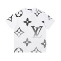 LOUIS VUITTON 大型 Monogram 滿版印花短袖 (白)