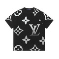 LOUIS VUITTON 大型 Monogram 滿版印花短袖 (黑)