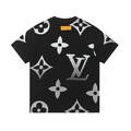 LOUIS VUITTON 大型 Monogram 滿版印花短袖 (黑)_1