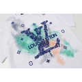 LOUIS VUITTON 水彩暈染 Logo 短袖 (白)_2