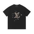 LOUIS VUITTON 飛鳥圖案短袖 (黑)