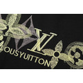 LOUIS VUITTON 哥德風格塗鴉短袖 (黑)_3