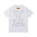 LOUIS VUITTON 解構圖紙短袖 (白)