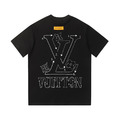 LOUIS VUITTON 解構圖紙短袖 (黑)