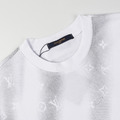 LOUIS VUITTON LV Monogram 壓紋短袖 (白)_3