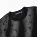 LOUIS VUITTON LV Monogram 壓紋短袖 (黑)_3