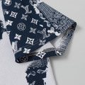 LOUIS VUITTON Monogram 拼接扎染短袖 (白)_3