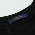 LOUIS VUITTON Monogram 拼接扎染短袖 (黑)_4