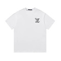 LOUIS VUITTON 鐵鏈紋理短袖 (白)_1